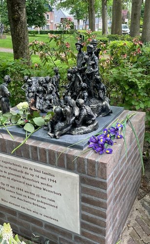 Monument in Westerbork ter nagedachtenis aan Sinti en Roma