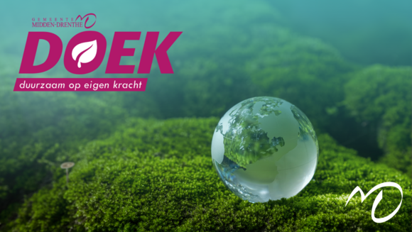Foto van een glazen wereldbol
