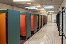 Kleedkamer in zwembad De Smelte in Smilde