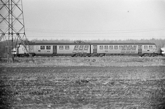 treinkaping bij Wijster december 1975