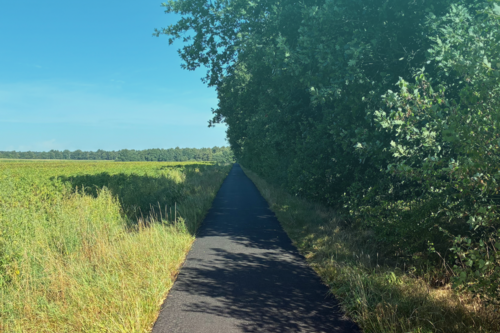 Foto van het vernieuwde fietspad Brunstingerveld - Vorrelveen